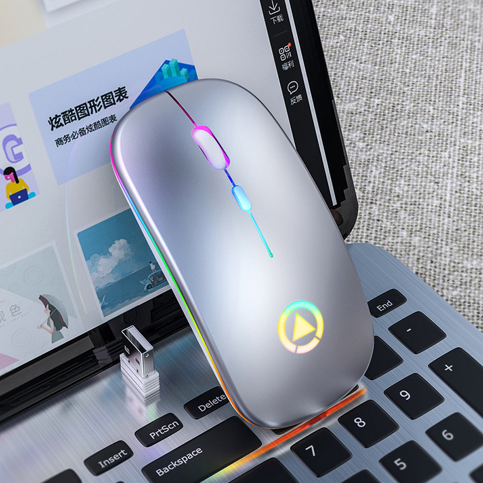Souris Sans Fil Silencieuse Rechargeable
