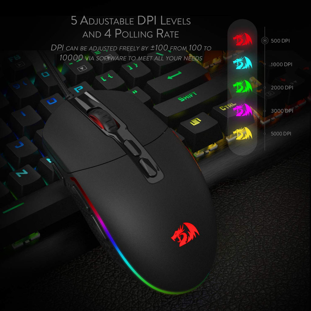 Souris Gaming RGB Haute Précision