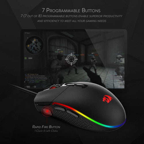 Souris Gaming RGB Haute Précision