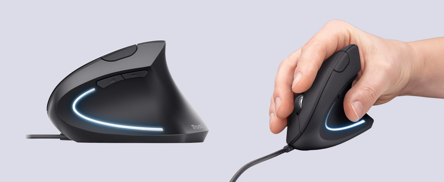 Souris Ergonomique Filaire Anti-Fatigue